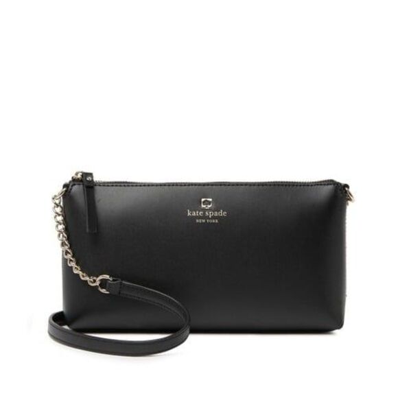 NWT kate spade $248 new york declan Designer Crossbody in Black Leather - Picture 3 of 8